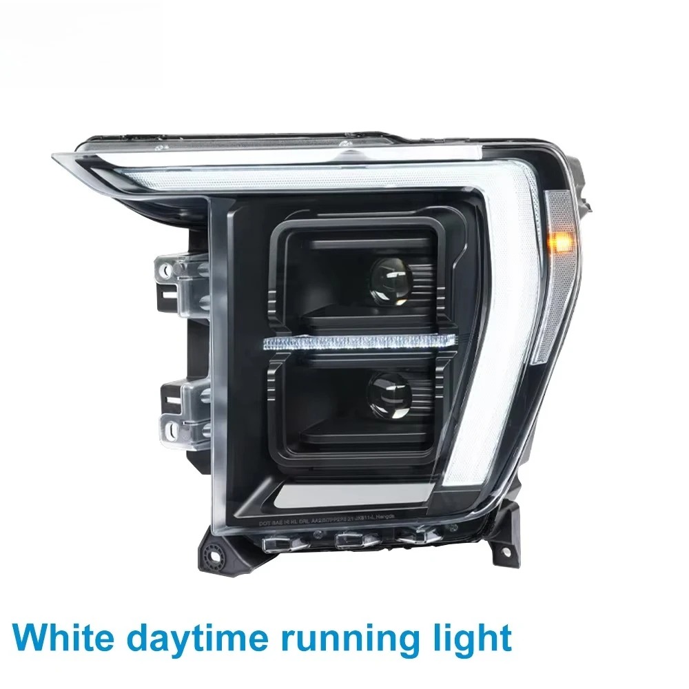 New 21-23 for Ranger Raptor F150 LED Headlight Assembly 12V 6000K IP68 Protection 70W 6000-8000LM One-year Warranty